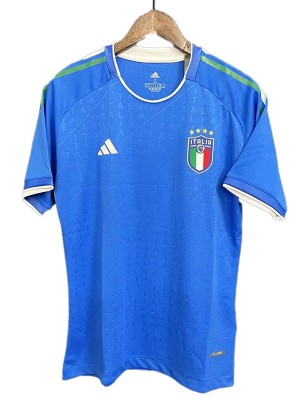 Italy special edition jersey blue soccer uniform men's football kit tops sport shirt Euro 2024 cup
